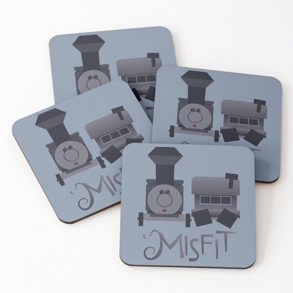 Item preview, Misfits - Square-Wheeled Caboose Train designed and sold by jpenfield designs.