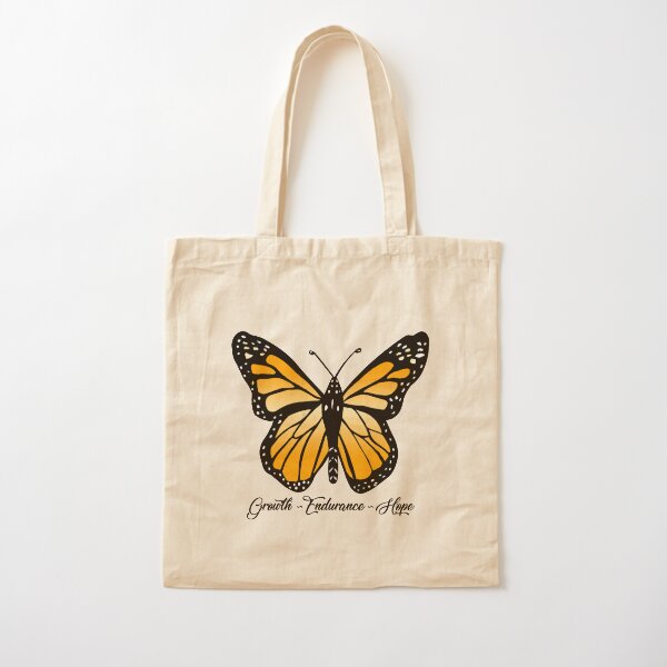Monarch Butterfly Cotton Tote Bag