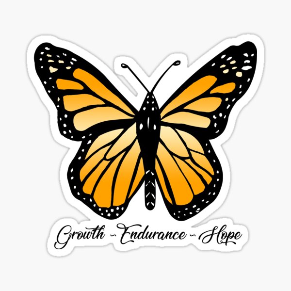 Monarch Butterfly  Sticker