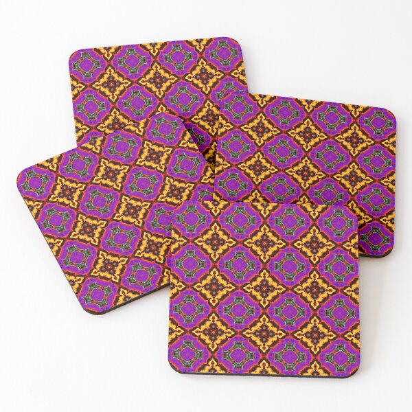 Item preview, Moroccan arabic oriental tile pattern designed and sold by Red Witch Art.