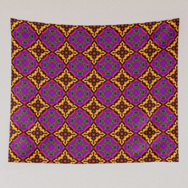 Item preview, Moroccan arabic oriental tile pattern designed and sold by Red Witch Art.