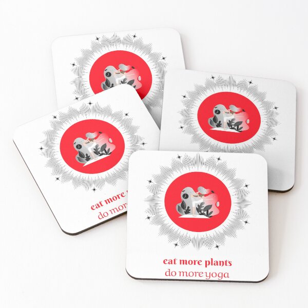 Item preview, eat more plants do more yoga designed and sold by helkav.