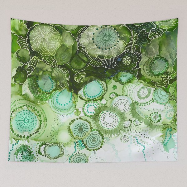 Item preview, Green Circular Motion  designed and sold by Lois Gardiner.