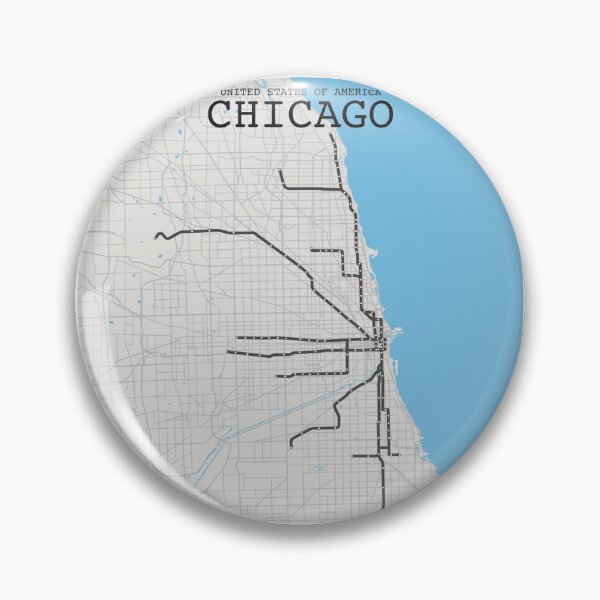 Item preview, Chicago Grey Transit Network designed and sold by CPTVDesign.
