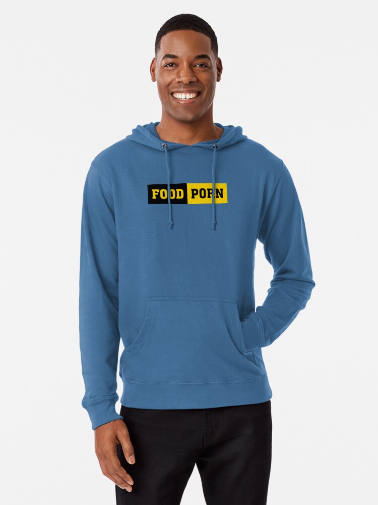 Food Porn Text Design Lightweight Hoodie for Sale by Aldrin Capco  