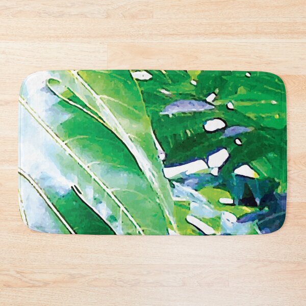Item preview, Cropped tropical breadfruit leaves designed and sold by Shawn Melbourne.