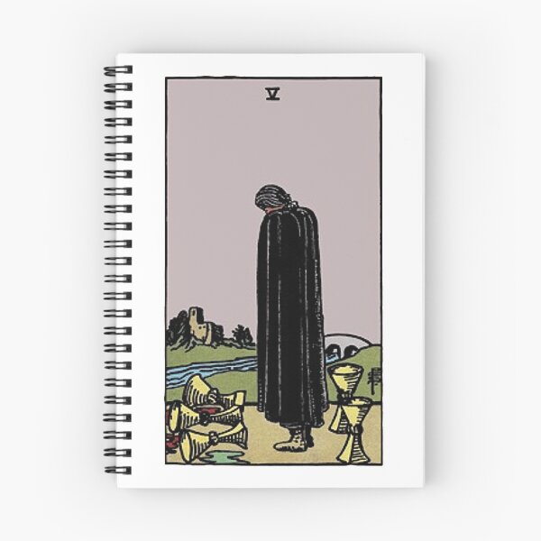 Artikelvorschau, Tarotkarte für fünf Tassen entworfen und verkauft von Blondshell.