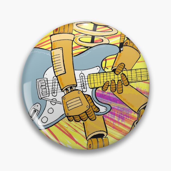 Guitar Playing Robot #3 Pin