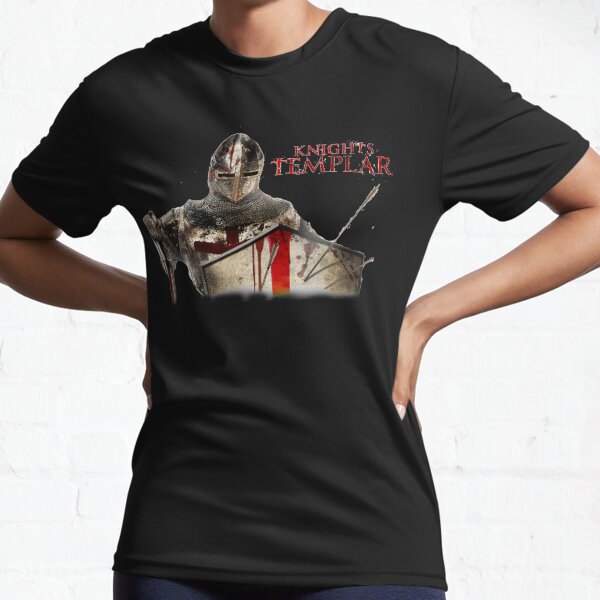 Vista previa del artículo con la obra «Masones York Masonic Rite Knight Templar en rojo y blanco», diseñado y vendido por Ataraxia  Apparel.