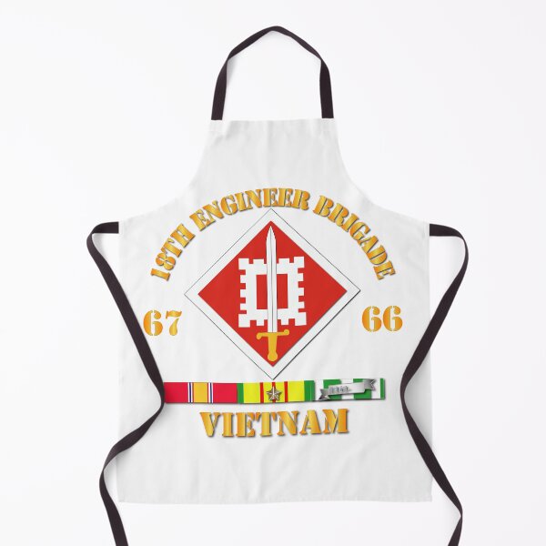 Item preview, Army - 18th Engineer Bde SSI 66-67 w VN SVC designed and sold by Military Insignia Products.