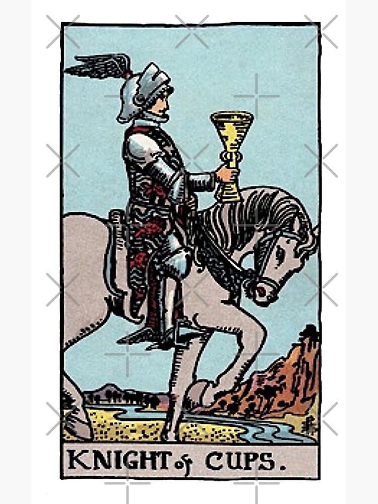 Knight of Cups tarot card" Greeting Card for by Blondshell | Redbubble