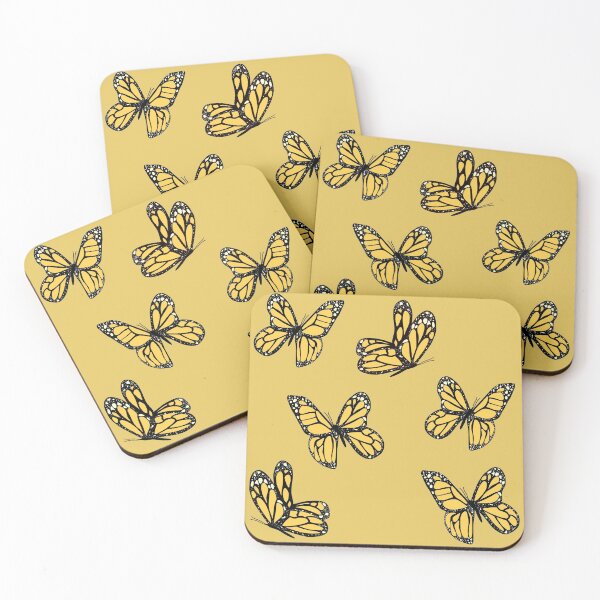 Item preview, yellow butterflies designed and sold by calliedale.