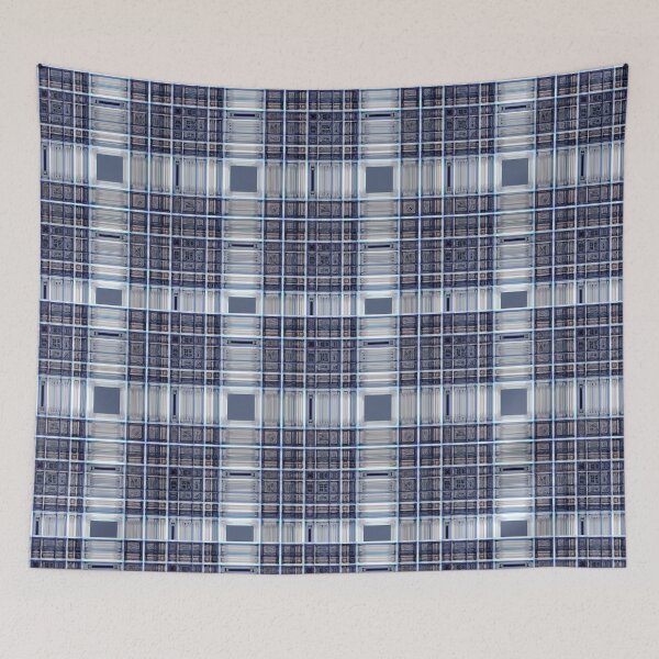 Item preview, ZS AD Squares D Blue 1.© designed and sold by OmarHernandez.