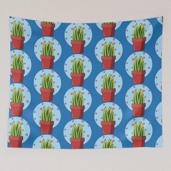 Item preview, Aesthetic Snake Plant (Sansevieria) designed and sold by LotusBlue77.