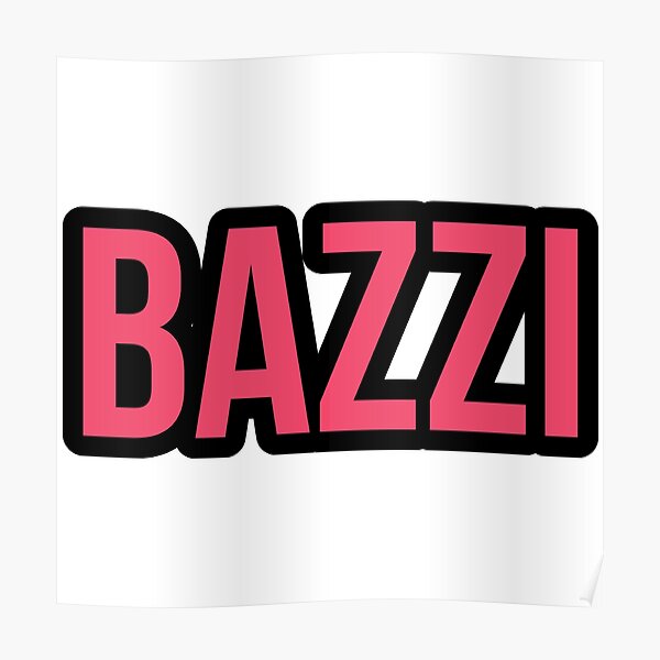 Bazzi Posters Redbubble - bazzi mine roblox id youtube