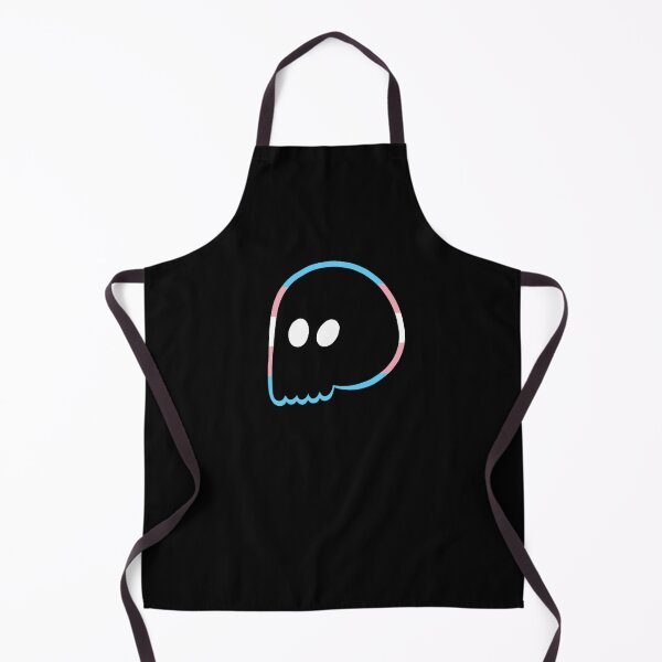 Item preview, Cute Emo Skull (Transgender Colors) designed and sold by inatorinator.