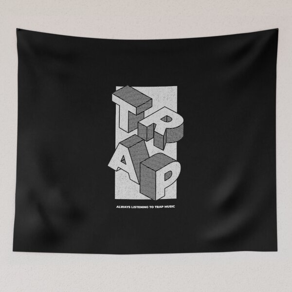 Item preview, Trap Music Isometric Letter Blocks designed and sold by RareLoot19.
