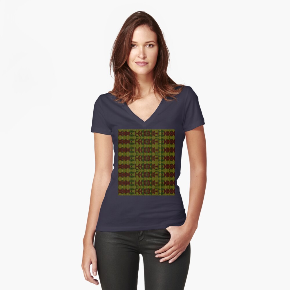Item preview, Fitted V-Neck T-Shirt designed and sold by Vk91.