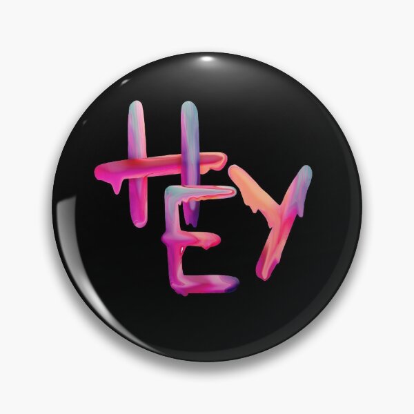 Item preview, Paint stroked 3d ''Hey" designed and sold by PiyuSam.