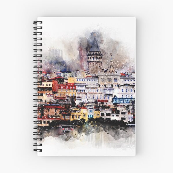 Item preview, Watercolor Galata Tower Istanbul designed and sold by KingsClothing.