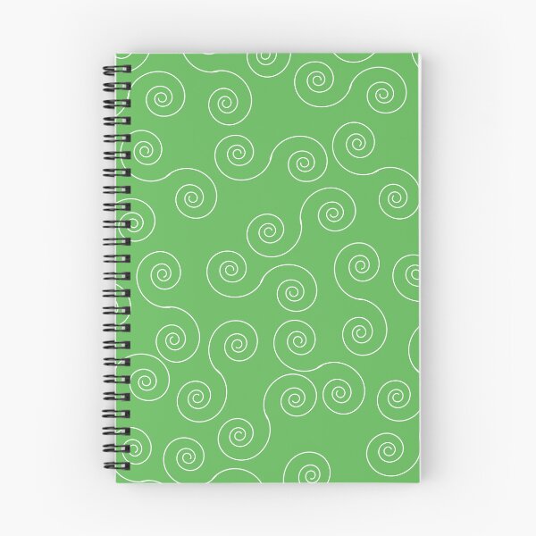 Item preview, green spirals designed and sold by byarsgirl100.