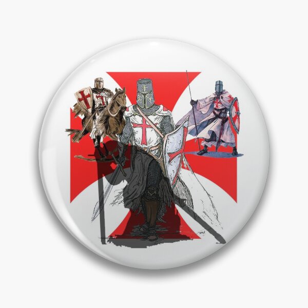 Item preview, Freemasons Masonic York Rite Knight Templar in red and white designed and sold by Ataraxia  Apparel.