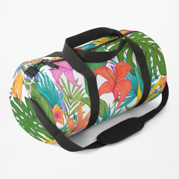 Tropical Leaf Trend | Colorful Leaves Duffle Bag