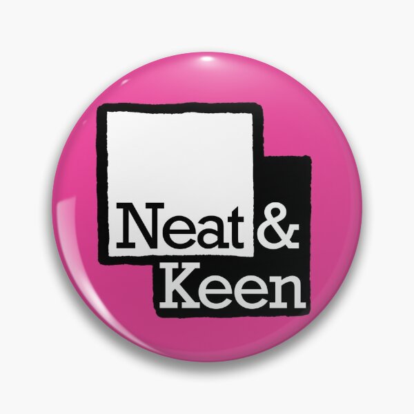 Neat & Keen Magenta Pin