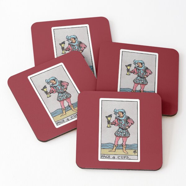 Item preview, Page of Cups tarot card designed and sold by Blondshell.