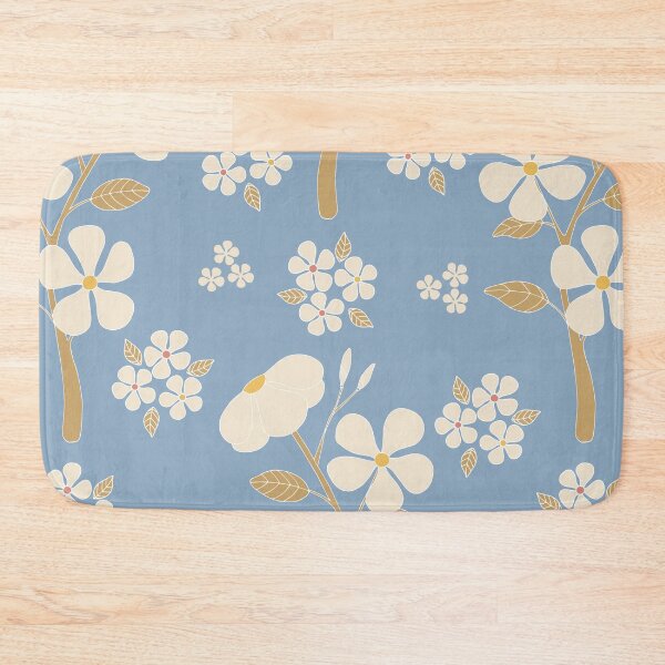 Item preview, vinca flower blue designed and sold by cerisierstudio.
