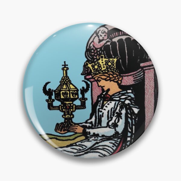 Item preview, Queen of Cups tarot card designed and sold by Blondshell.