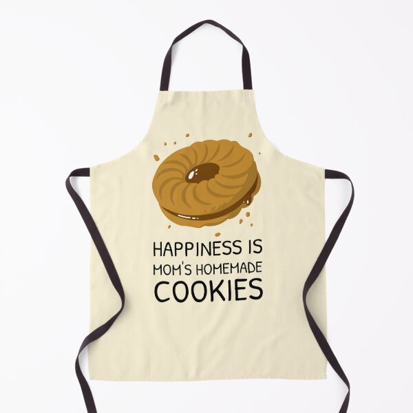Item preview, Happiness is Mom’s Homemade Cookies Chocolate Biscuit designed and sold by Telle Garcia.