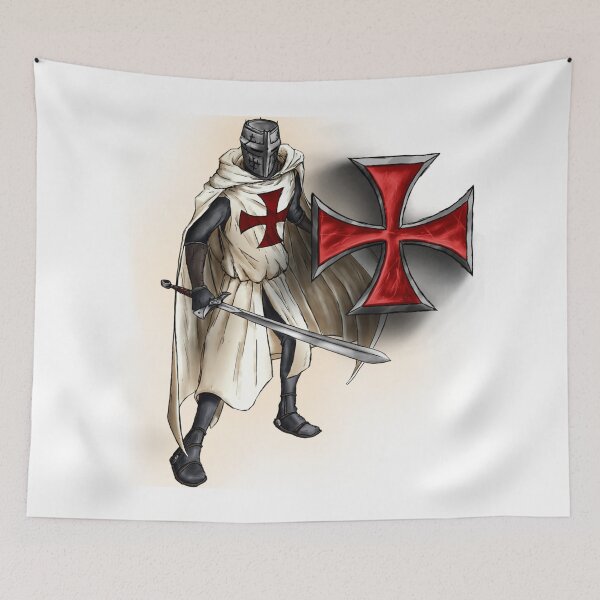 Item preview, Freemasons Masonic York Rite Knight Templar in red and white designed and sold by Ataraxia  Apparel.