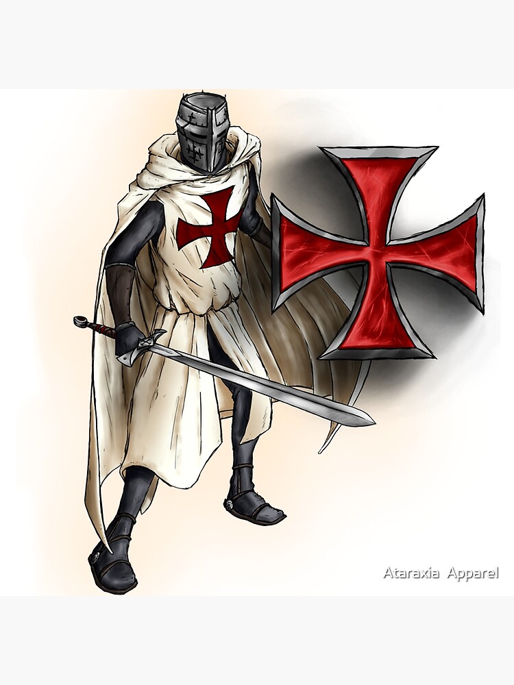 Freemasons Masonic York Rite Knight Templar in red and white Greeting Card  for Sale by Ataraxia Apparel | Redbubble