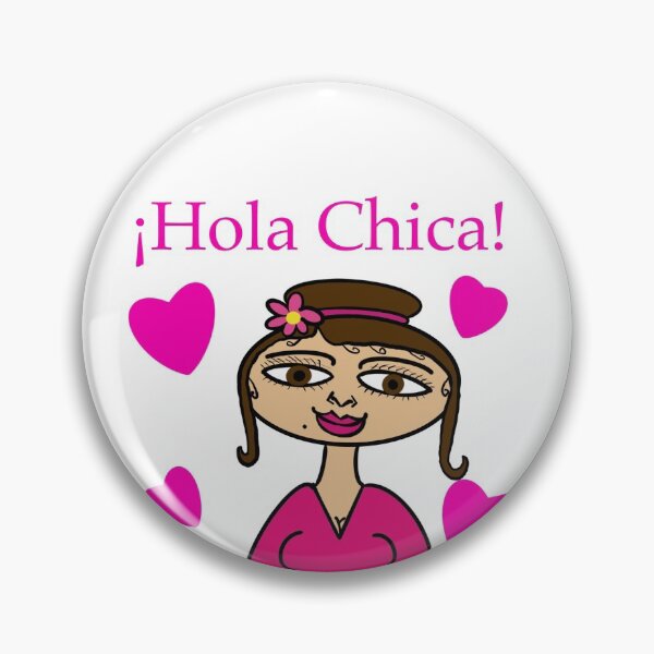 Item preview, ¡Hola Chica! designed and sold by DaughterOfDavid.