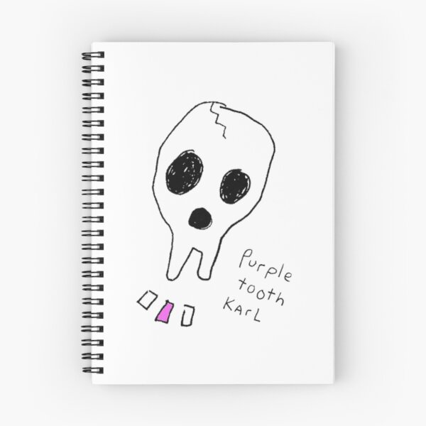 Item preview, Purple Tooth Karl Skull designed and sold by EshaGupta.