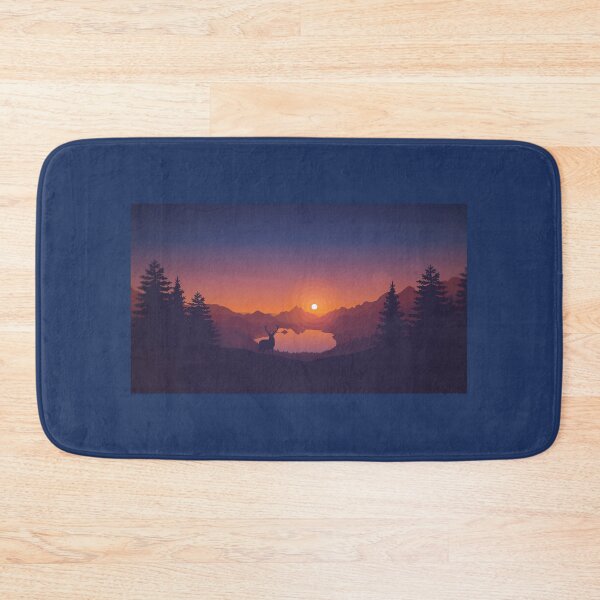 Item preview, Deer At The Lake, Nature, Sunset designed and sold by reesls.