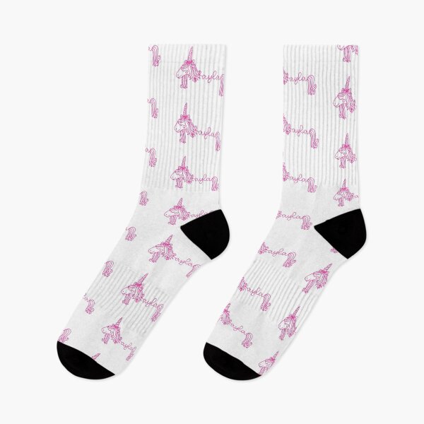 Item preview, Ayla Pink Unicorn Personalized Girl Name designed and sold by JaneApril.