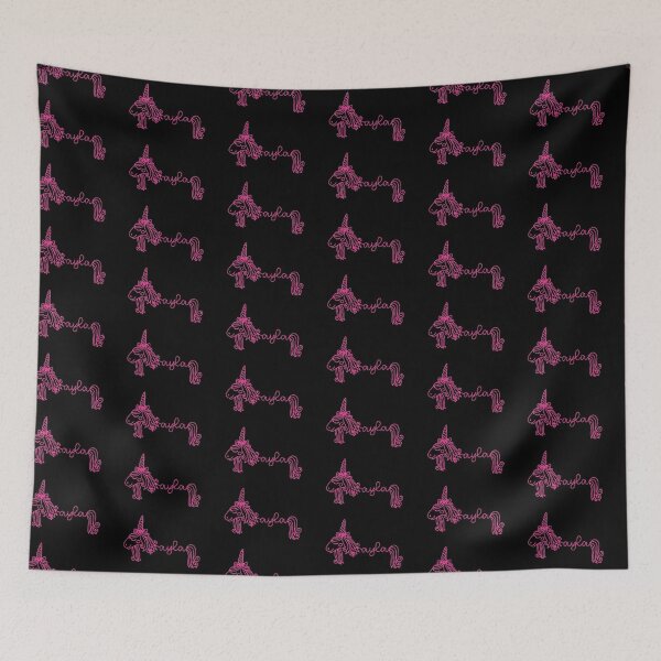 Item preview, Ayla Pink Unicorn Personalized Girl Name designed and sold by JaneApril.