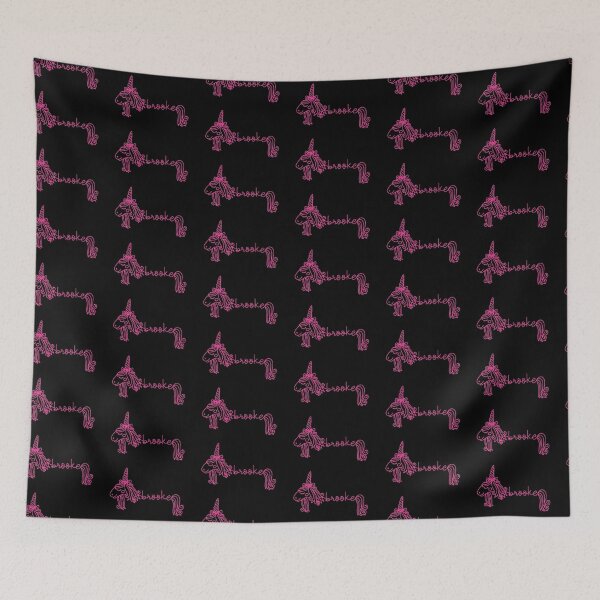Item preview, Brooke Pink Unicorn Personalized Girl Name designed and sold by JaneApril.