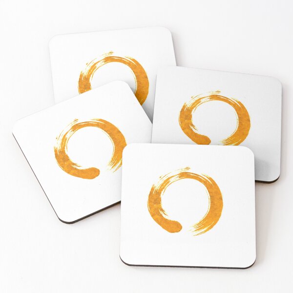 Item preview, Classic golden enso zen circle symbol designed and sold by baligaia.