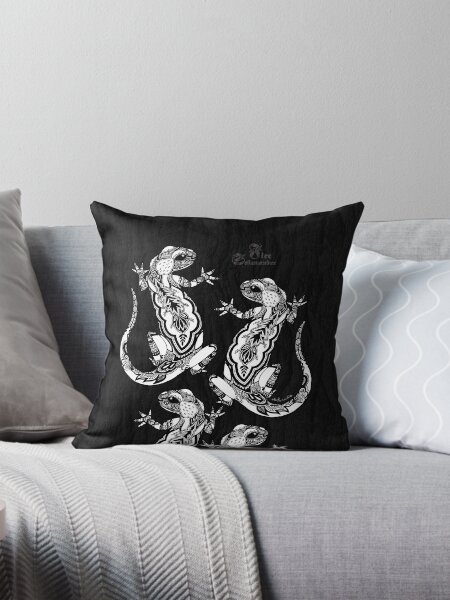 Vista previa del artículo con la obra «Salamandra de fuego», diseñado y vendido por isfeather.