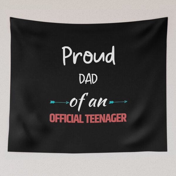 Item preview, Proud Dad Of An Official Teenager designed and sold by Intuitive Designs.