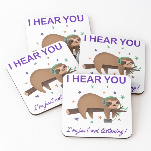 Item preview, Funny Sloth Listening To Music designed and sold by DigitalEffects.