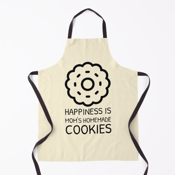 Item preview, Happiness is Mom’s Homemade Cookies Biscuit Shape designed and sold by Telle Garcia.
