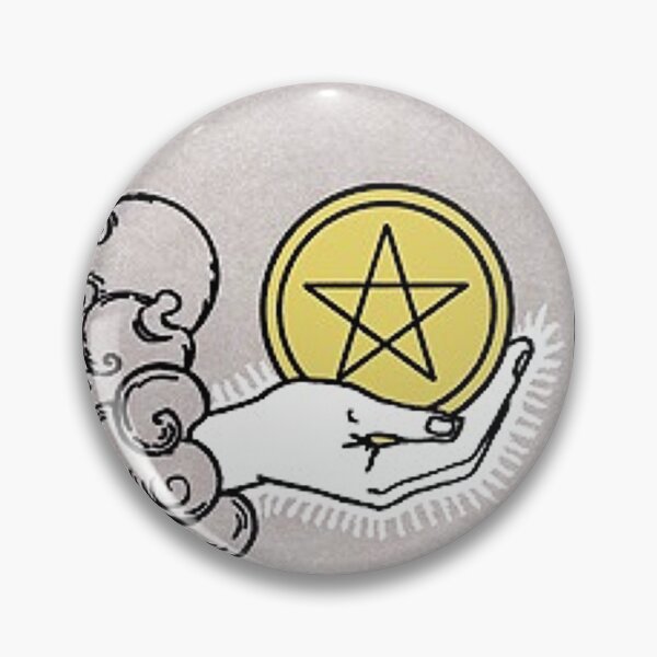 Item preview, Ace of Pentacles tarot card designed and sold by Blondshell.