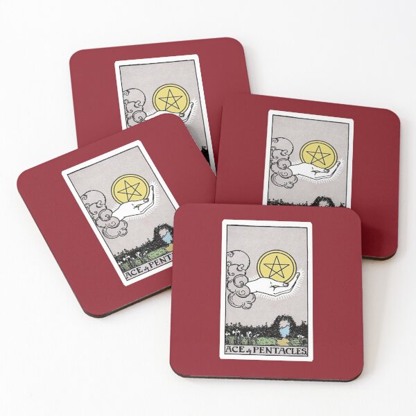 Item preview, Ace of Pentacles tarot card designed and sold by Blondshell.