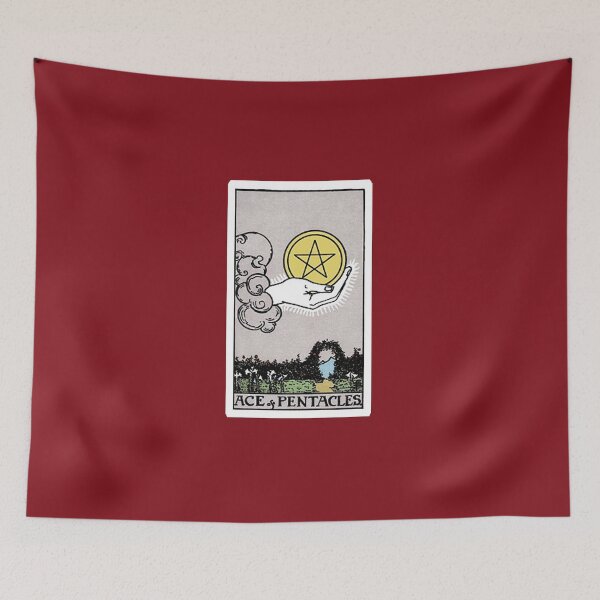 Item preview, Ace of Pentacles tarot card designed and sold by Blondshell.