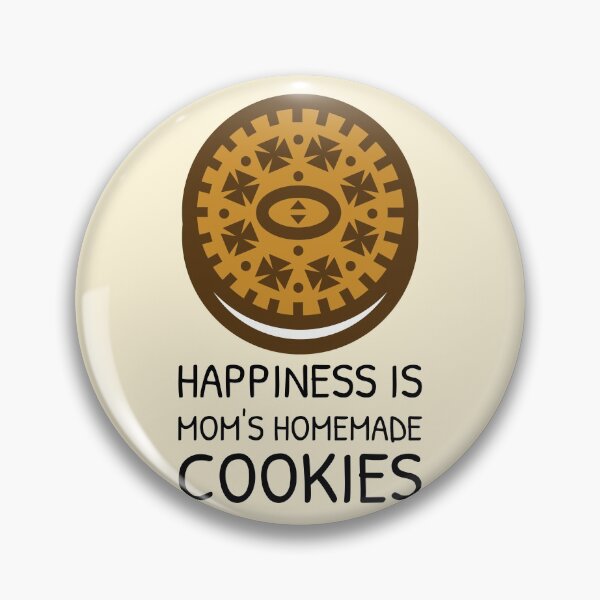 Item preview, Happiness is Mom’s Homemade Cookies Cream Stuffed designed and sold by Telle Garcia.