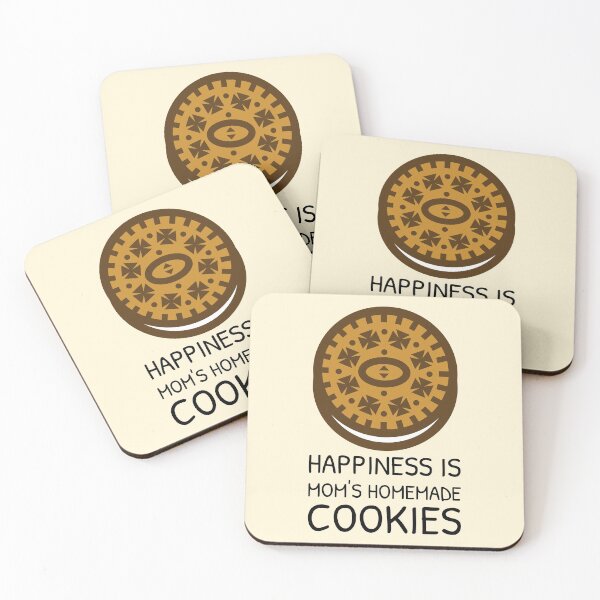 Item preview, Happiness is Mom’s Homemade Cookies Cream Stuffed designed and sold by Telle Garcia.